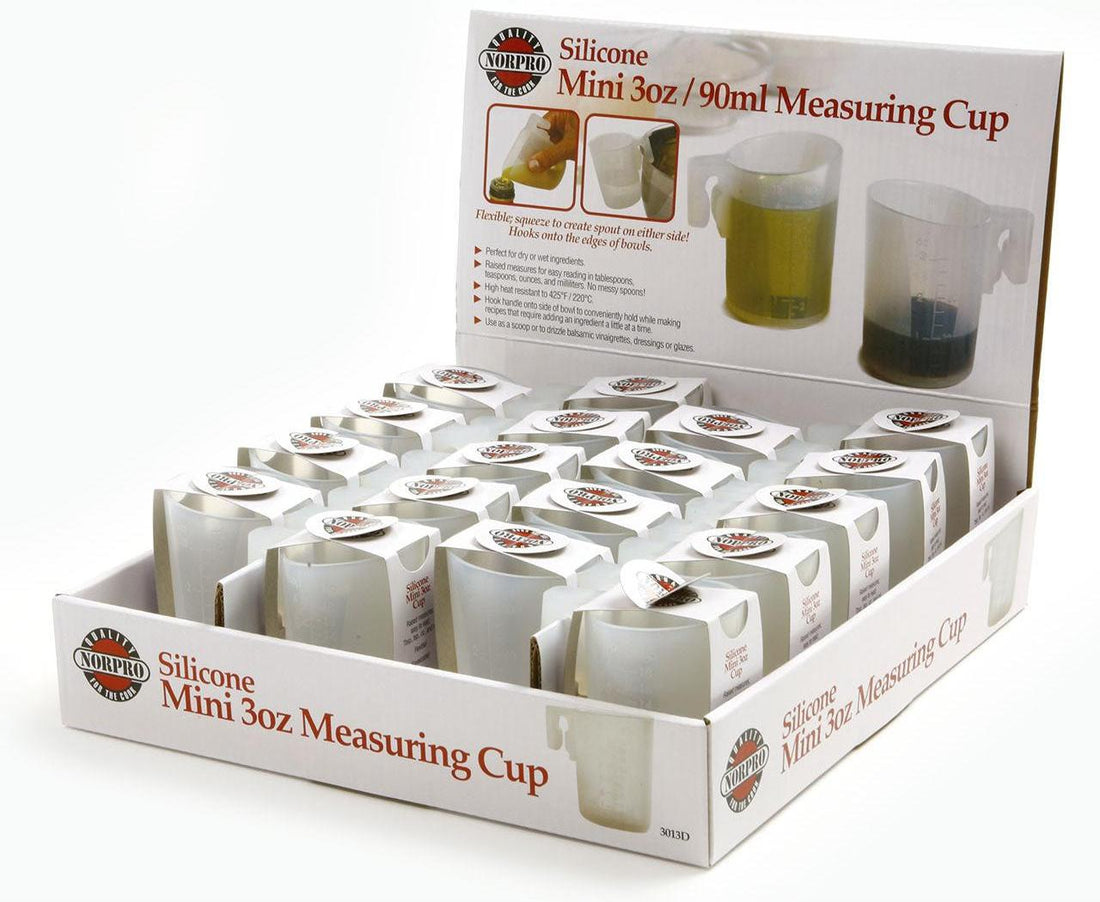 Norpro - Silicone Mini Measure Cup, Pack of 18 - 3013D
