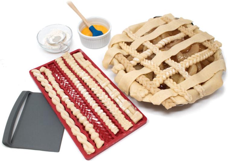 Norpro - Silicone Pie Edge Mold with Scraper - 3238