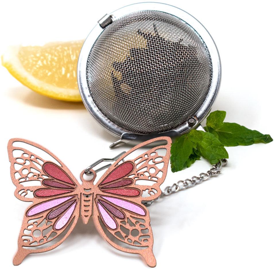 Norpro - Stainless Steel 2″ Butterfly Charm Tea Infuser - 5490