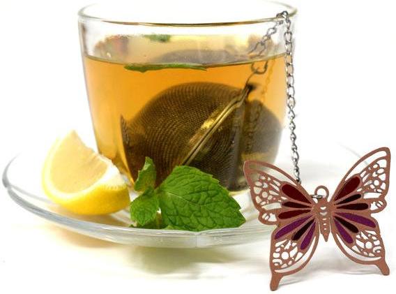 Norpro - Stainless Steel 2″ Butterfly Charm Tea Infuser - 5490