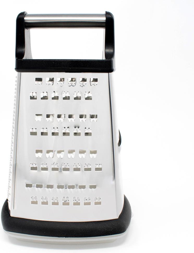 Norpro - Stainless Steel 8″ Grater with Lidded Catcher - 3230