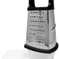 Norpro - Stainless Steel 8″ Grater with Lidded Catcher - 3230