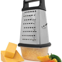 Norpro - Stainless Steel 8″ Grater with Lidded Catcher - 3230
