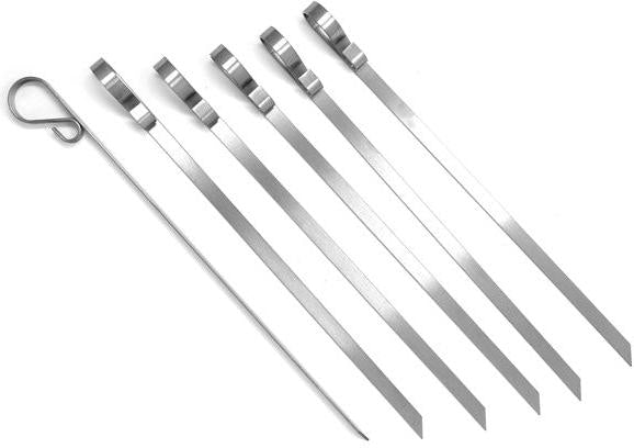 Norpro - Stainless Steel Flat Skewers, Set of 6 - 8775