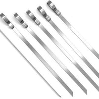Norpro - Stainless Steel Flat Skewers, Set of 6 - 8775