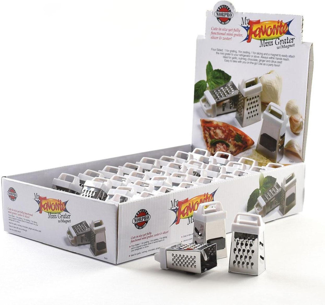 Norpro - Stainless Steel Mini Grater, Pack of 36 - 326D