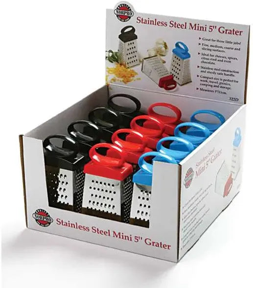 Norpro - Stainless Steel Mini Graters, Pack of 12 - 322D