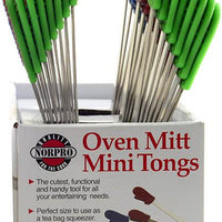 Norpro - Stainless Steel Mini Tong Mitt Design, Pack of 24 - 1978D