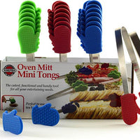 Norpro - Stainless Steel Mini Tong Mitt Design, Pack of 24 - 1978D