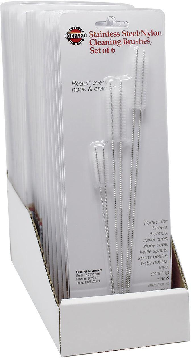 Norpro - Stainless Steel & Nylon Cleaning Brushes, 144 Brushes/Case - 2000D