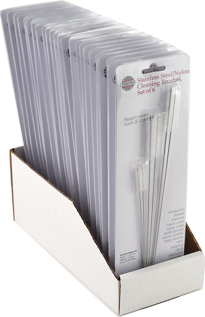 Norpro - Stainless Steel & Nylon Cleaning Brushes, 144 Brushes/Case - 2000D
