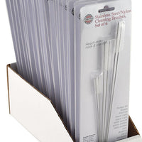 Norpro - Stainless Steel & Nylon Cleaning Brushes, 144 Brushes/Case - 2000D