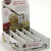 Norpro - Stainless Steel Olive Spoon, Pack of 36 - 1367D