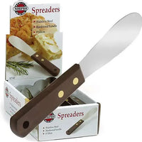 Norpro - Stainless Steel Spreader with Wood Handle, Pack of 24 - 1174D