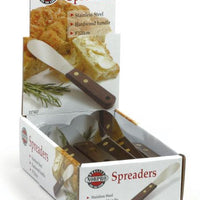 Norpro - Stainless Steel Spreader with Wood Handle, Pack of 24 - 1174D