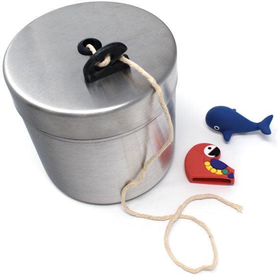 Norpro - Stainless Steel Twine Holder with Cotton Twine & 2 Blade Covers - 927