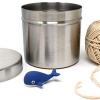 Norpro - Stainless Steel Twine Holder with Cotton Twine & 2 Blade Covers - 927