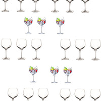 Nude - PRIMEUR 22.75 Oz Burgundy/Gin & Tonic Glass, Pack of 24 - NG67085