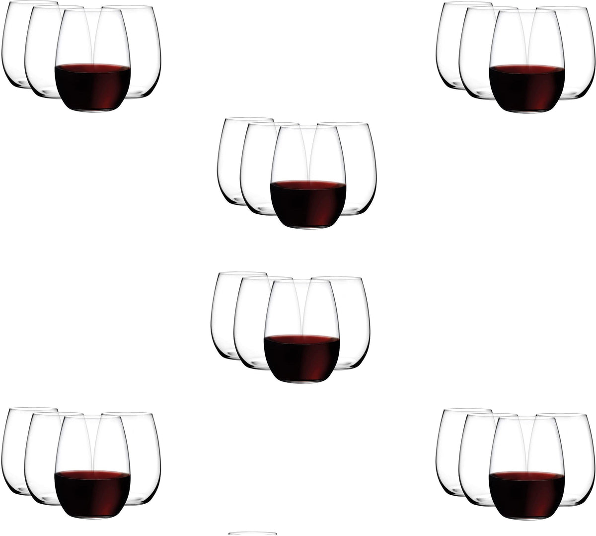 Nude - PURE 20.25 Oz Bordeaux Glass, Pack of 24 - NG64025