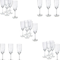 Nude - RESERVA 8 Oz Champagne Flute Glass, Pack of 24 - NG67081