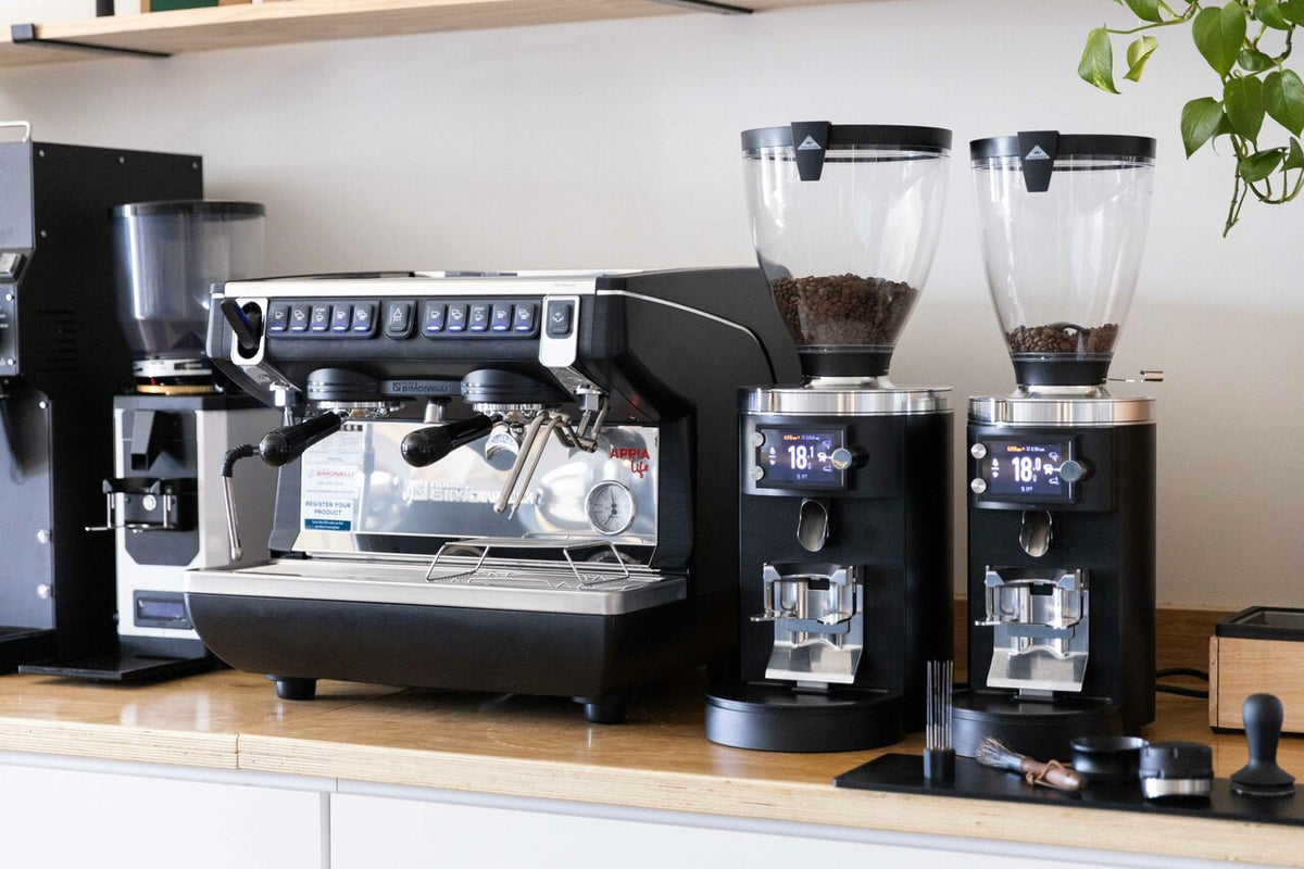 Nuova Simonelli - Appia Life Compact Volumetric 2 Group Espresso Machine with L6-30P Plug - MAPPC19VOL02ND0001