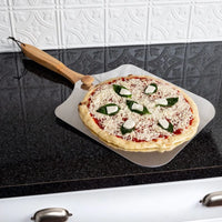 Old Stone Pizza Kitchen - 14" x 16" Aluminum Pizza Peel with Collapsible Wooden Handle - KCH-08436