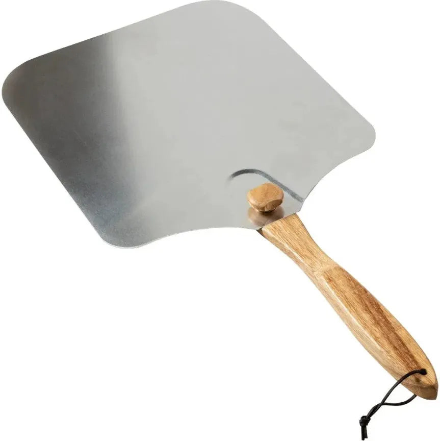 Old Stone Pizza Kitchen - 14" x 16" Aluminum Pizza Peel with Collapsible Wooden Handle - KCH-08436