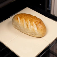 Old Stone Pizza Kitchen - Glazed Cordierite 7.5" 4 Pcs Beige Square Pizza Stone Set - KCH-08475