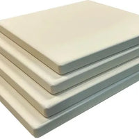Old Stone Pizza Kitchen - Glazed Cordierite 7.5" 4 Pcs Beige Square Pizza Stone Set - KCH-08475