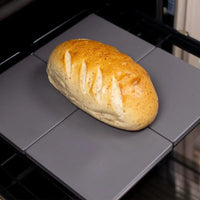 Old Stone Pizza Kitchen - Glazed Cordierite 7.5" 4 Pcs Grey Square Pizza Stone Set - GPS475-G