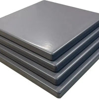 Old Stone Pizza Kitchen - Glazed Cordierite 7.5" 4 Pcs Grey Square Pizza Stone Set - GPS475-G