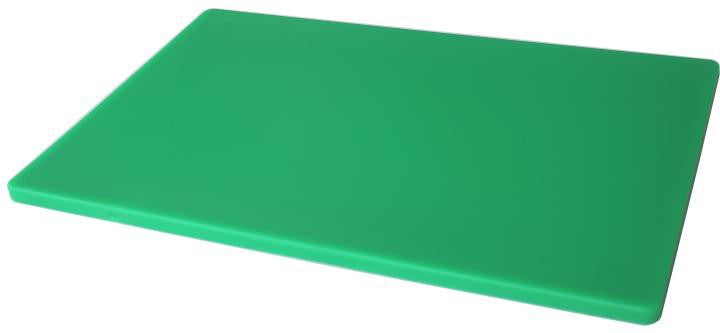 Omcan - 0.5" Green Polyethylene Customised Cutting Board, Pack of 10 - 20363