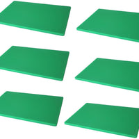 Omcan - 0.5" Green Polyethylene Customised Cutting Board, Pack of 10 - 20363