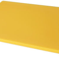 Omcan - 0.5" Yellow Polyethylene Customised Cutting Board, Pack of 6 - 20365