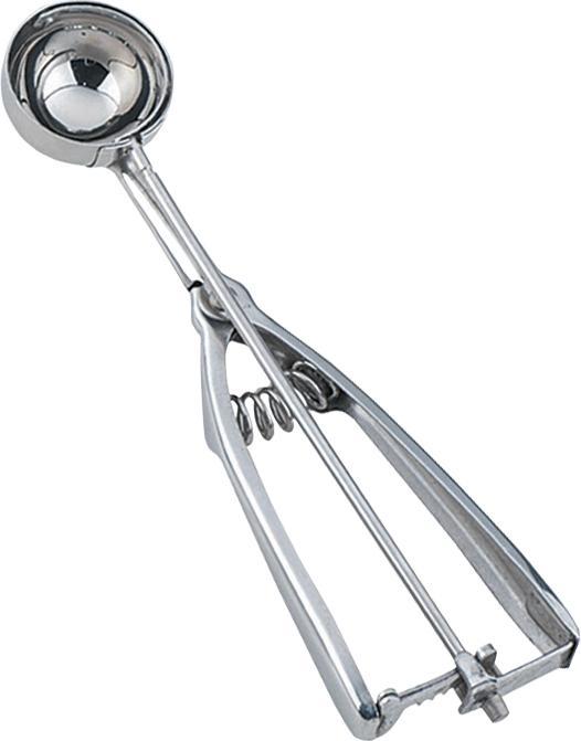 Omcan - 0.5 oz Stainless Steel Ice Cream Scoop Disher, Pack of 10 - 34859