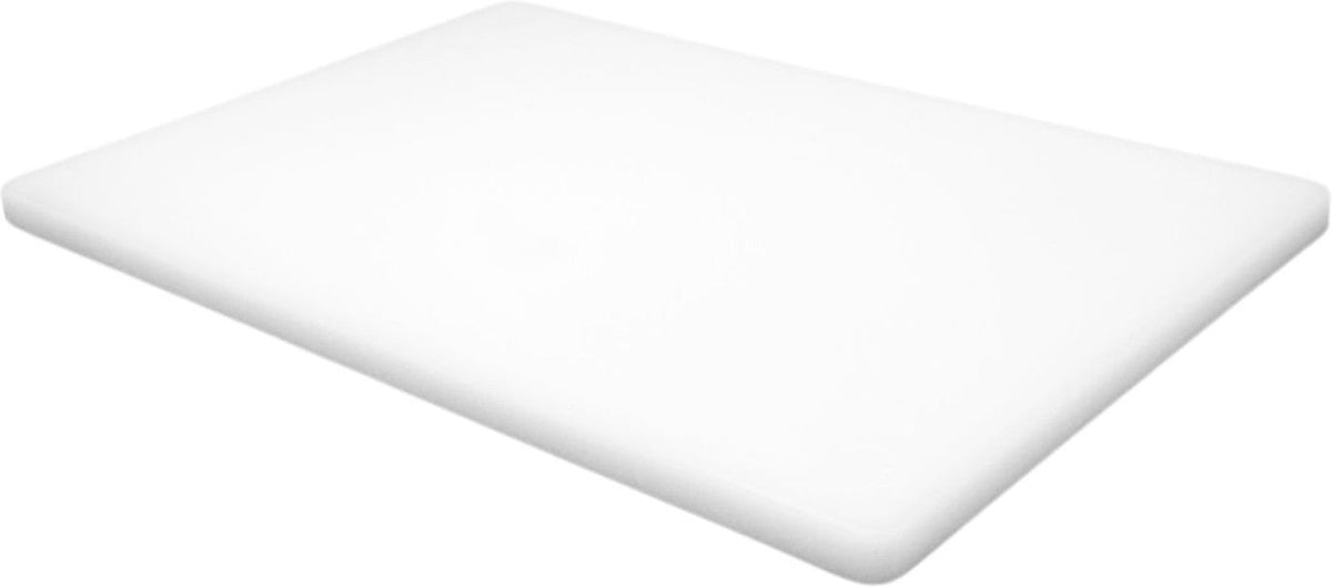 Omcan - 0.75" White Polyethylene Customised Cutting Board, Pack of 4 - 10545