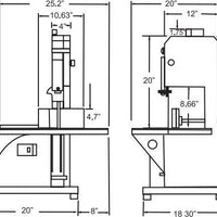 Omcan - 1 HP Tabletop Band Saw - 10270