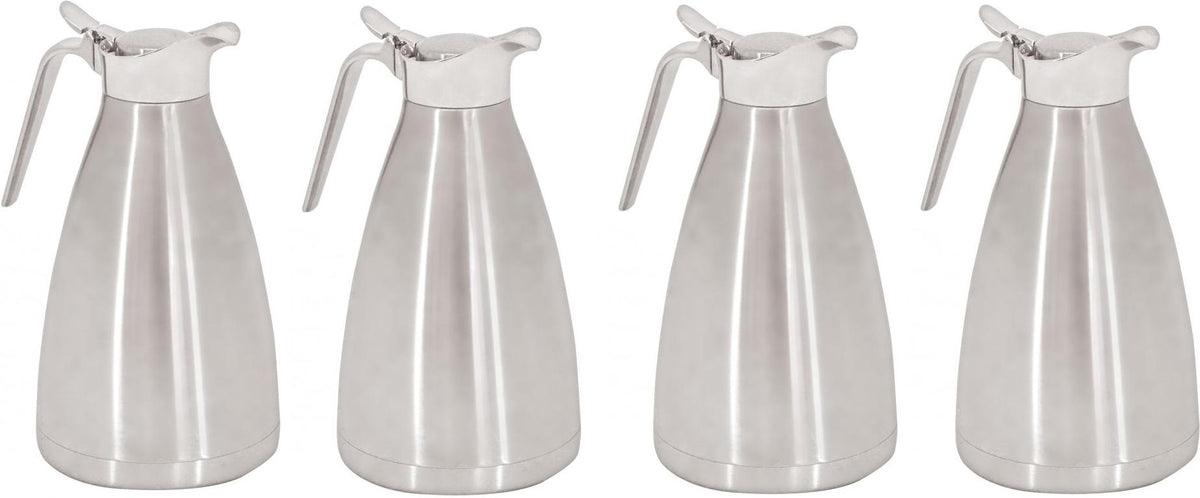 Omcan - 1 L Double Wall Insulated Coffee Server (1000 ml), Pack of 2 - 80524