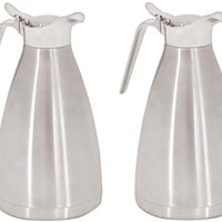 Omcan - 1 L Double Wall Insulated Coffee Server (1000 ml), Pack of 2 - 80524