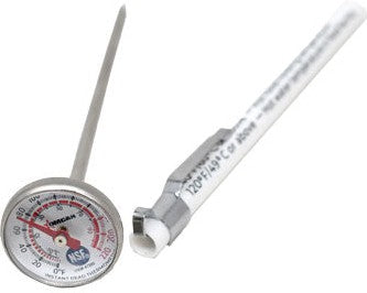 Omcan - 1" Pocket Test Thermometer Built-In Clip On The Protective Sleeve, Pack of 30 - 47200