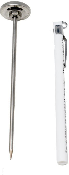 Omcan - 1" Pocket Test Thermometer Built-In Clip On The Protective Sleeve, Pack of 30 - 47200