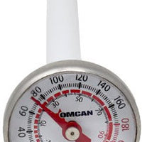 Omcan - 1" Pocket Test Thermometer Built-In Clip On The Protective Sleeve, Pack of 50 - 47200