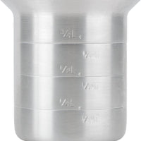 Omcan - 1 QT Aluminum Liquid Measure (950 ml), Pack of 15 - 80401