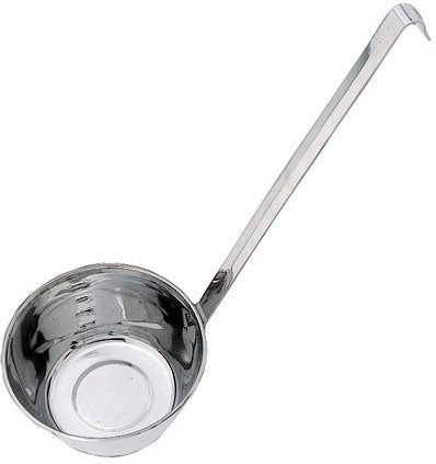Omcan - 1 Qt Stainless Steel Ladle / Dipper With Hooked Handle, Pack of 12 - 80770