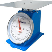 Omcan - 1 kg Dial Spring Scale with Stainless Steel Platform, Pack of 3 - 46752