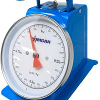 Omcan - 1 kg Dial Spring Scale with Stainless Steel Platform, Pack of 3 - 46752