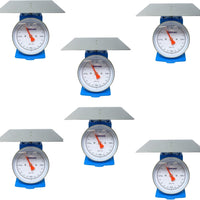 Omcan - 1 kg Dial Spring Scale with Stainless Steel Platform, Pack of 6 - 46752