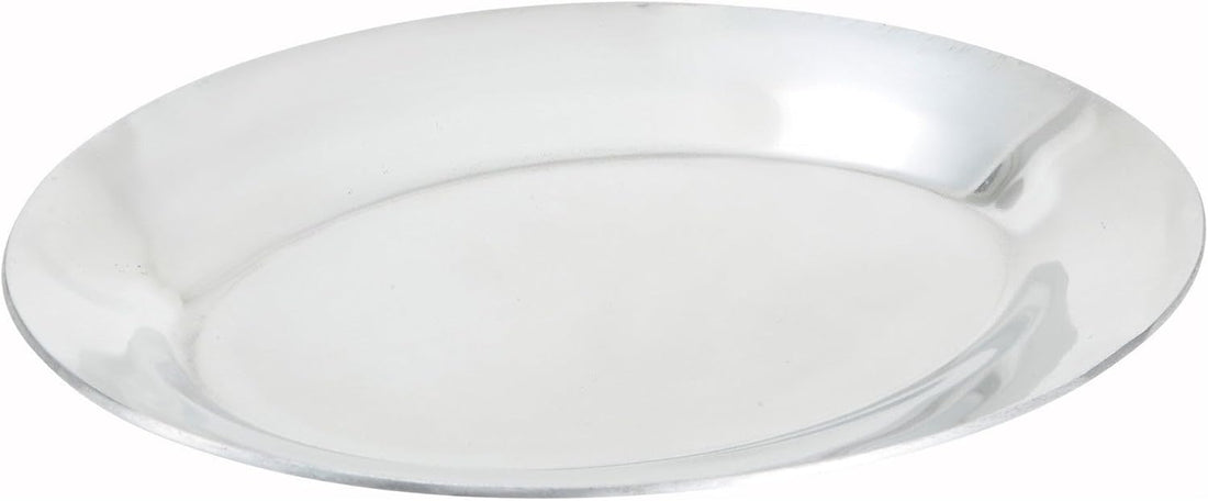 Omcan - 10" Aluminum Sizzling Platter (254 mm), Pack of 10 - 80086