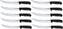 Omcan - 10” Breaking Knife with Black Polypropylene Handle, Pack of 10 - 12338