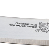 Omcan - 10” Butcher Steak Knife with Green Polypropylene Handle, Pack of 5 - 12215
